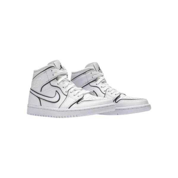 Air Jordan 1- Mid "Iridescent Outline" Sneakers - Image 2