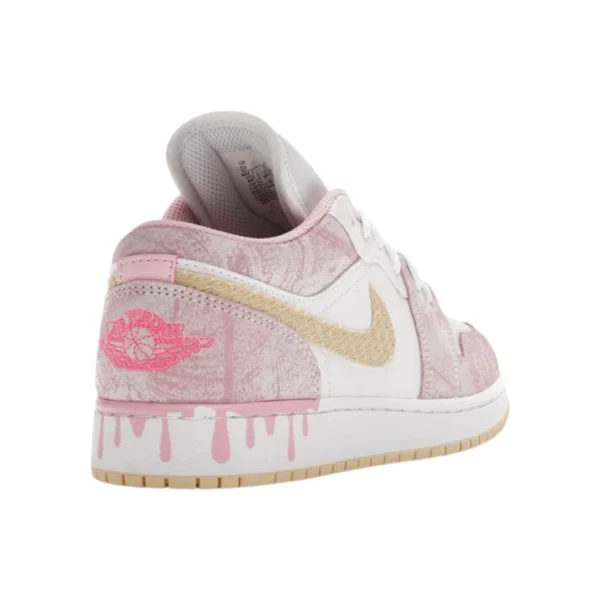 Air Jordan 1 Low - GS Paint Drip - Image 3