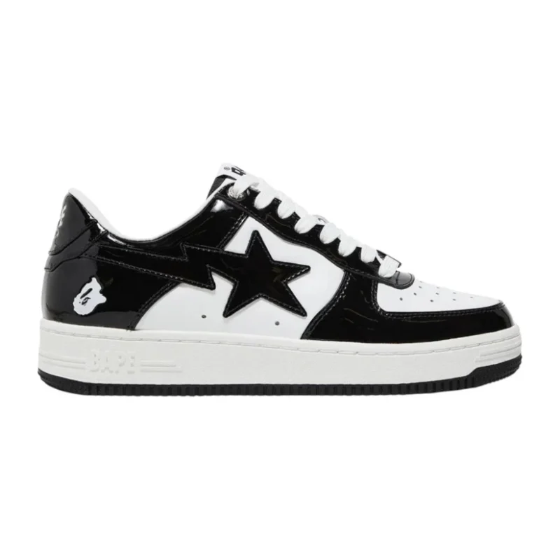 A Bathing Ape Bape Sta- Low "Black & White"