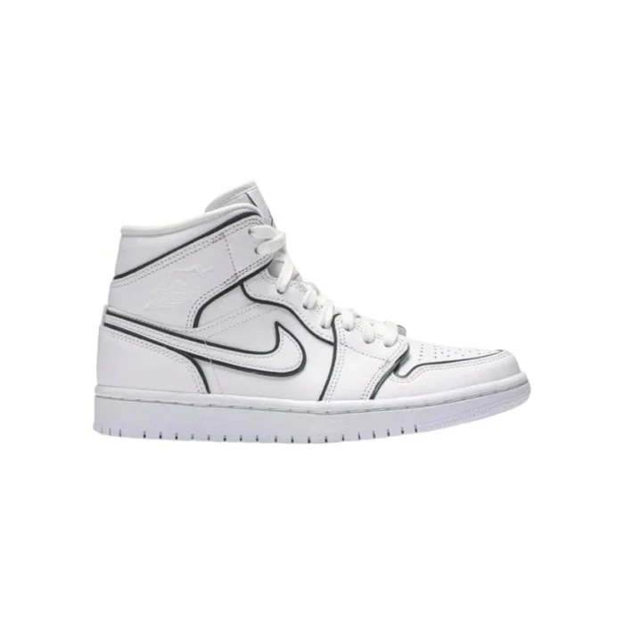 Air Jordan 1- Mid "Iridescent Outline" Sneakers
