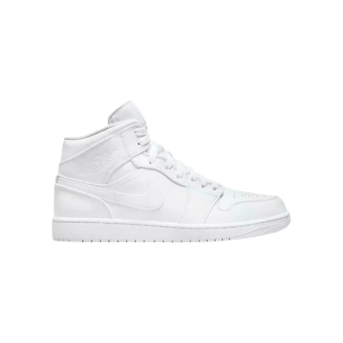 Air Jordan 1- Mid "Triple White"