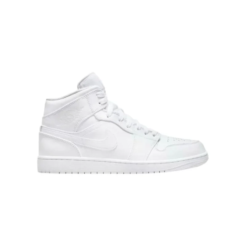 Air Jordan 1- Mid "Triple White"
