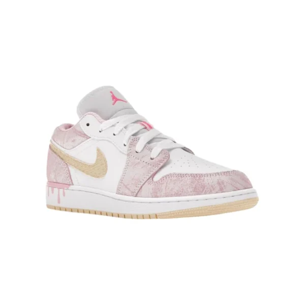Air Jordan 1 Low - GS Paint Drip - Image 2