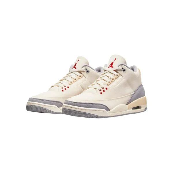 Air Jordan 3- Retro "Muslin Cement" - Image 3