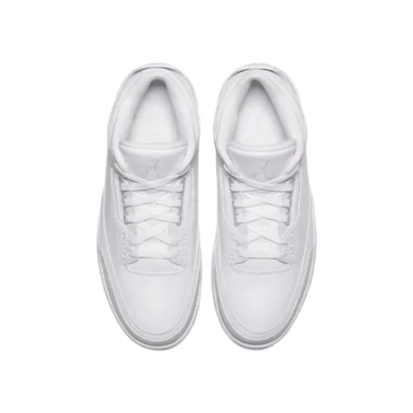 Air Jordan 3- Retro "Pure White" - Image 3
