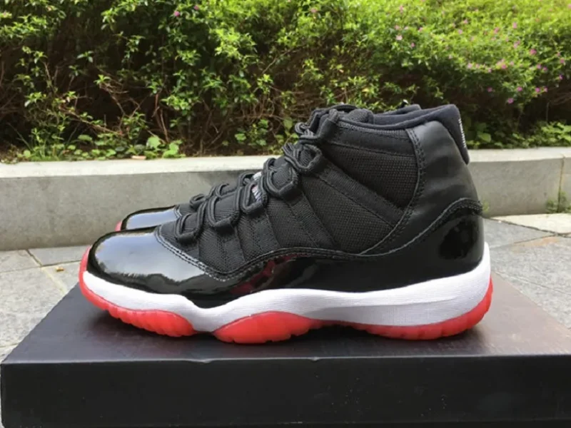 Nike Air Jordan 11 Bred 2019 Black White Varsity Red University Blue1