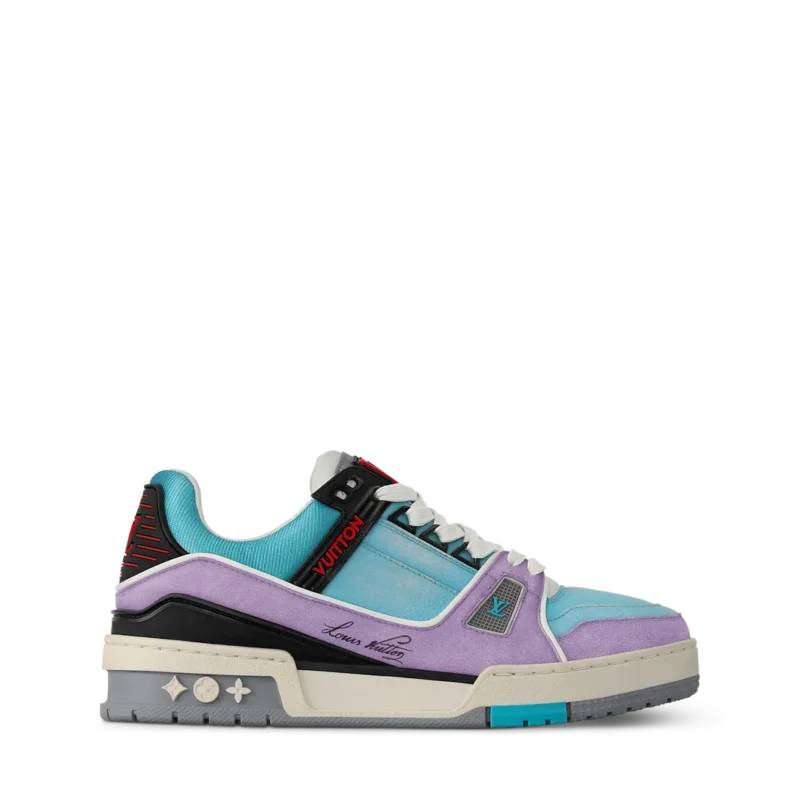 Louis Vuitton Signature Blue Purple Trainer