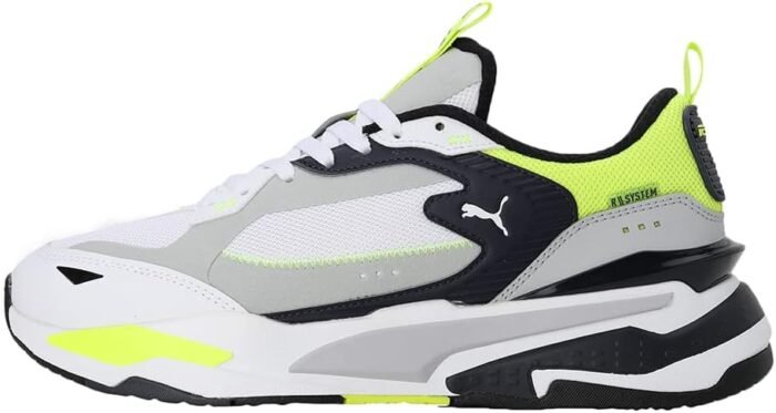 Puma Rs-Fast Limiter White-Harbor Mist-Yellow Alert